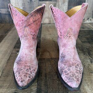 Old Gringo Leopardito Cowboy Western Boots Womens 10.5 B